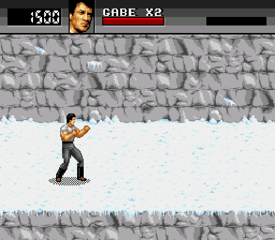 Cliffhanger - Megadrive game screenshot (1993) by Sony Imagesoft